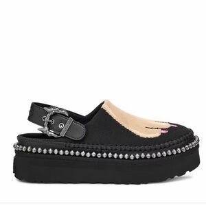 Never Worn!!! COLLINA STRADA X UGG CLOG BLACK DOG BNWT